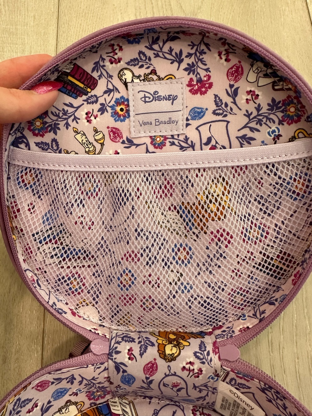Vera Bradley and Disney collaboration Limited edition Purple Round bag - Picture 3 of 5